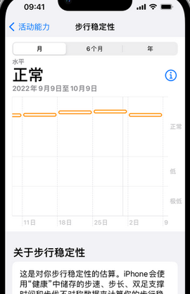 丹徒iPhone手机维修如何在iPhone开启'步行稳定性通知'