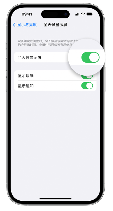 丹徒苹果14维修店分享如何自定义 iPhone 14 Pro 常亮显示屏 